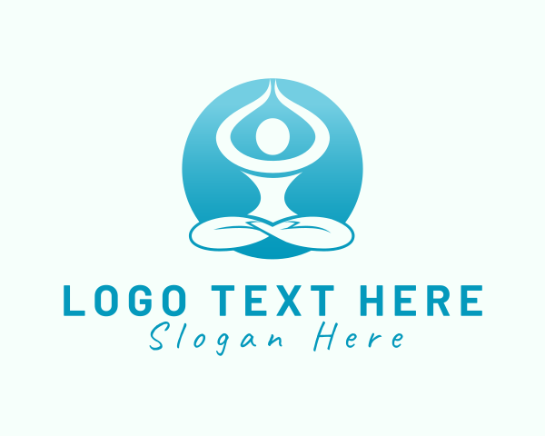 Meditation logo example 2