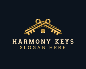 Real Estate Key logo design