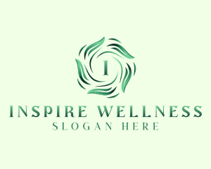 Herbal Wellness Leaves logo design