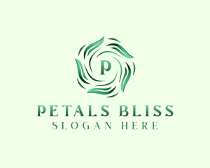 Herbal Wellness Leaves logo design