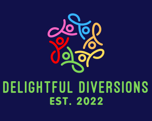 Colorful Community Foundation  logo design