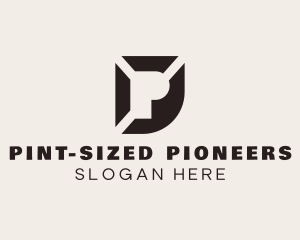 Security Shield Letter P logo design