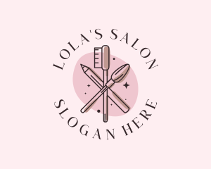 Salon Makeup Cosmetics logo design