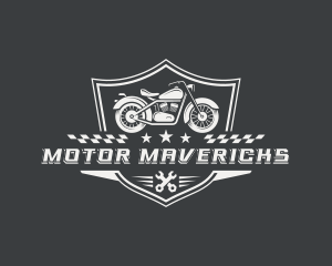 Motorcycle Racing Rider logo design