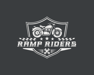 Motorcycle Racing Rider logo design