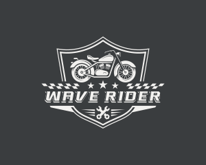 Motorcycle Racing Rider logo design