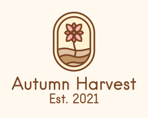 Autumn Floral Garden logo design