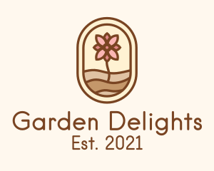 Autumn Floral Garden logo design