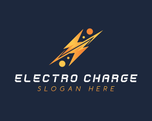 Lightning Energy Charge logo design