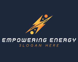 Lightning Energy Charge logo design