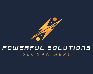 Lightning Energy Charge logo design