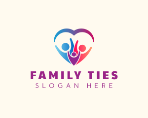 Heart Family Support logo design