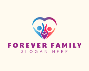 Heart Family Support logo design