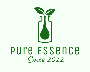 Organic Essential Oil Extract  logo design