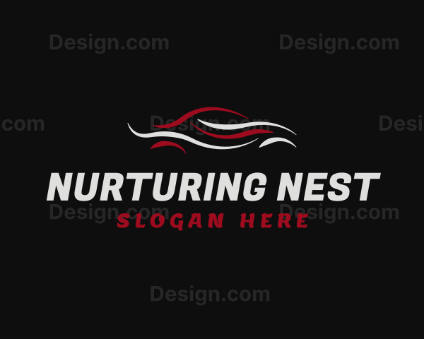 Automotive Fast Car Racing Logo