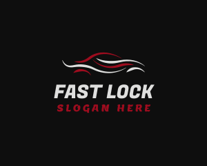 Automotive Fast Car Racing logo design