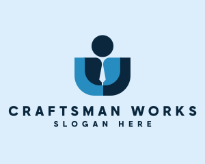 Professional Work Businessman  logo design