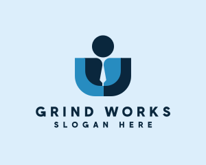 Professional Work Businessman  logo design