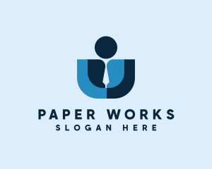 Professional Work Businessman  logo design