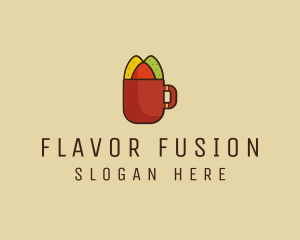Natural Flavor Spices logo design