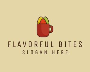 Natural Flavor Spices logo design