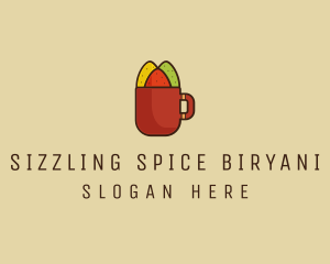 Natural Flavor Spices logo design