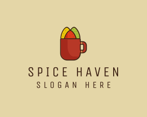 Natural Flavor Spices logo design