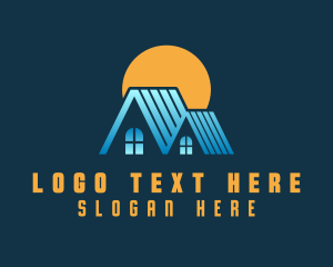 Sunset Roof House Logo