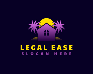 Palm Tree House Logo