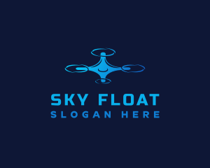 Floating Drone Device logo design