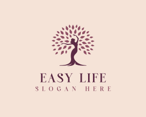 Beauty Woman Tree logo design