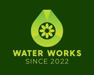 Citrus Water Beverage  logo design