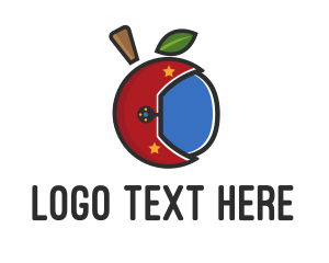 Colorful Apple Helmet logo