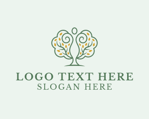 Human Forest Tree logo