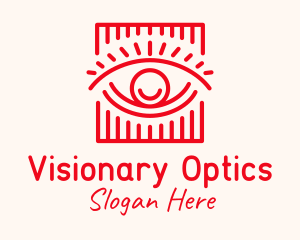 Red Optical Clinic logo design