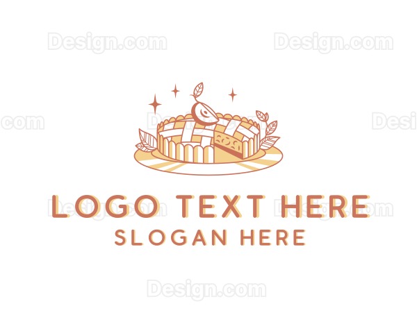 Apple Pie Dessert Logo