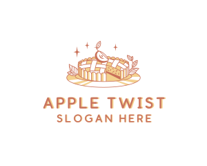 Apple Pie Dessert logo design