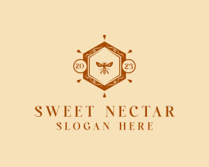 Honey Bee Apiary  logo design