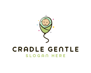 Baby Swaddle Balloon logo