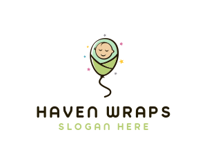 Baby Swaddle Balloon logo