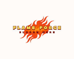 Restaurant Hot Fire logo design