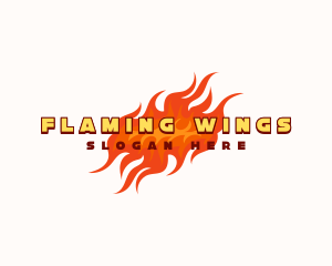 Restaurant Hot Fire logo design