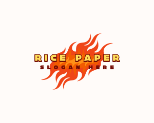 Restaurant Hot Fire logo design