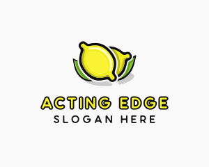 Lemon Fruit Citrus logo design