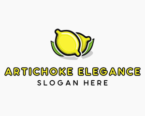 Lemon Fruit Citrus logo design