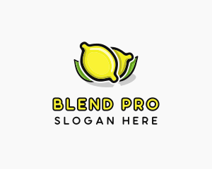 Lemon Fruit Citrus logo design