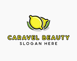 Lemon Fruit Citrus logo design