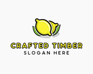 Lemon Fruit Citrus logo design