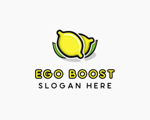 Lemon Fruit Citrus logo design