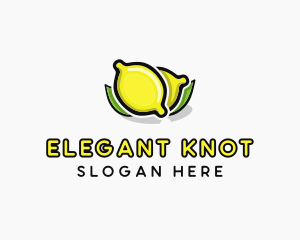 Lemon Fruit Citrus logo design